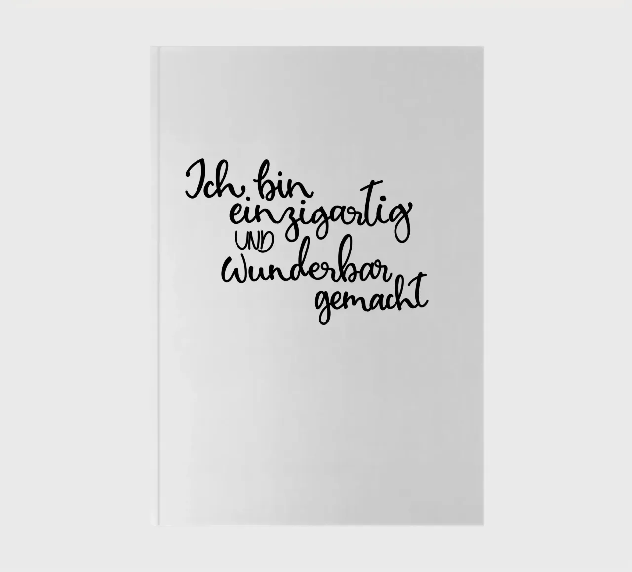Einzigartig und wunderbar notebook by Letters of Love