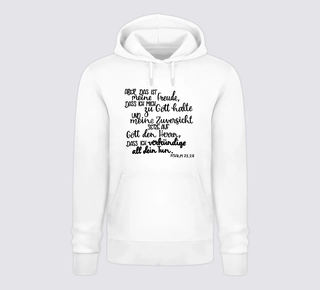 Bibel Spruch Freude hoodie by Letters of Love