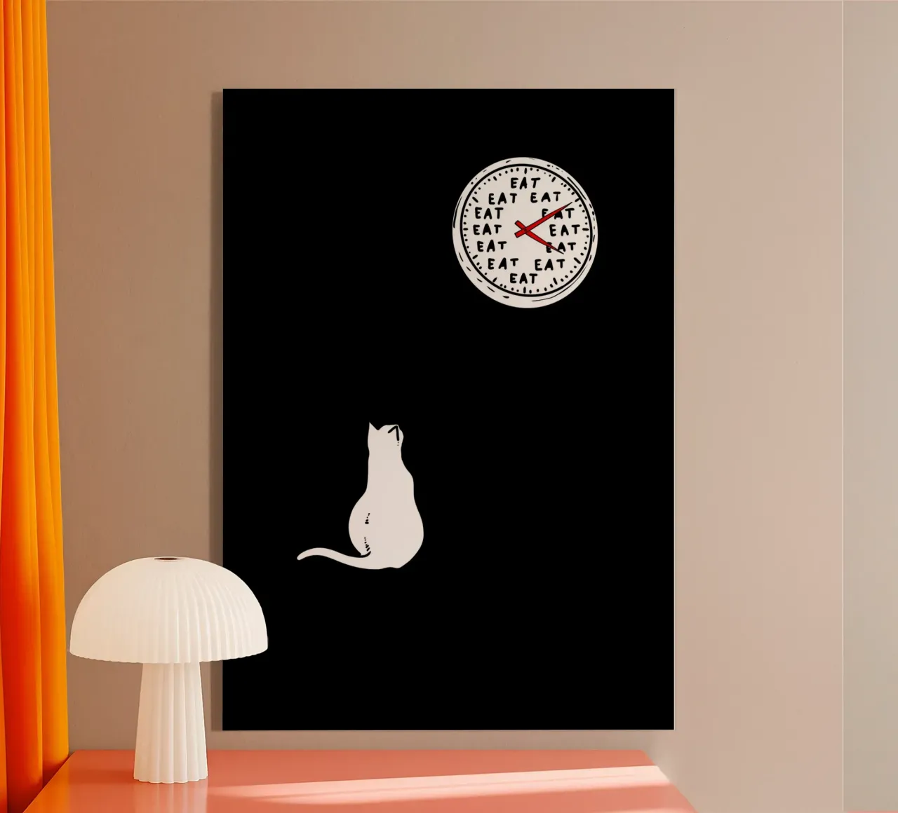 Cat Eat plexiglass da ramosashop