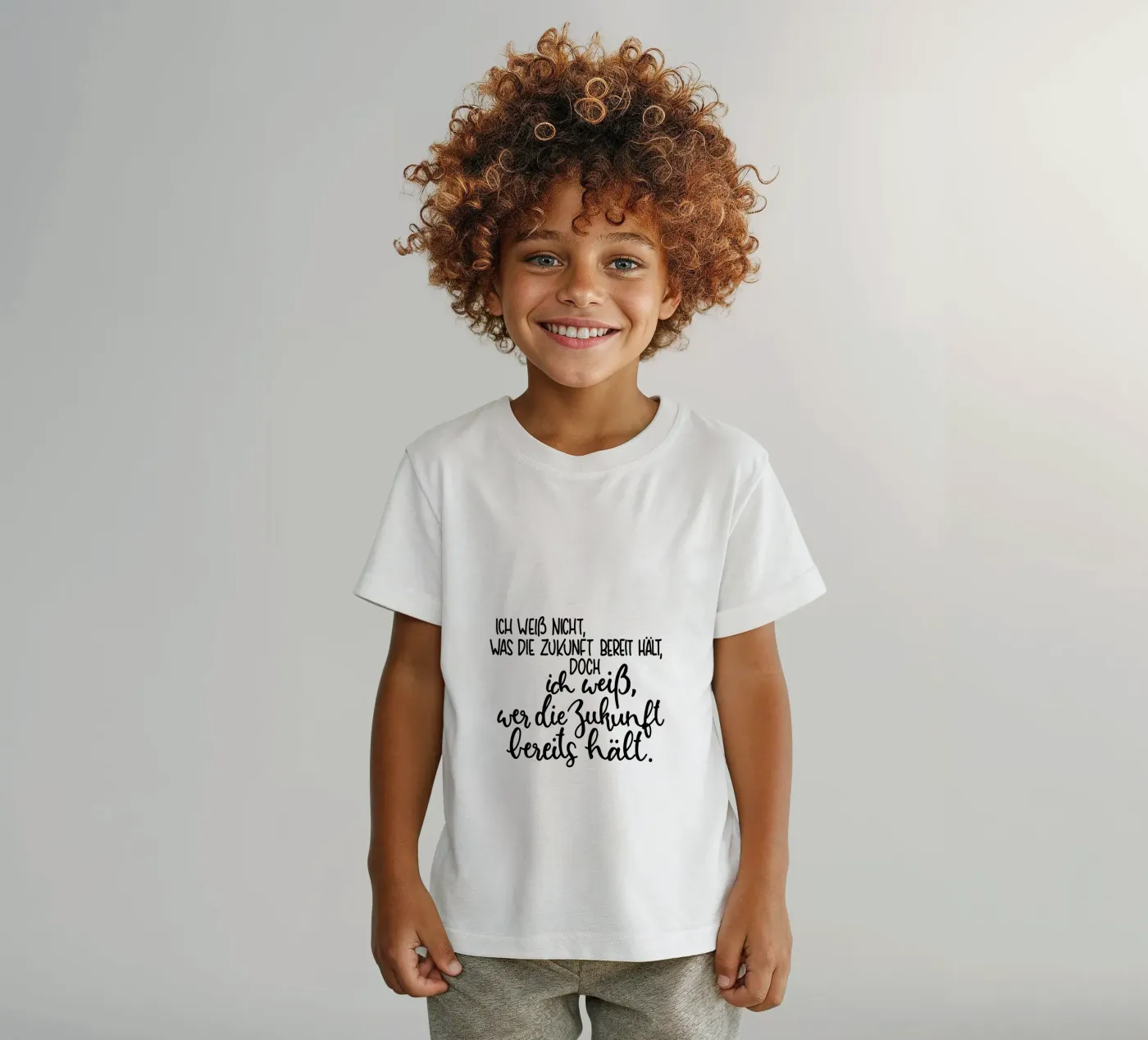 Zukunft t-shirt bambini da Letters of Love
