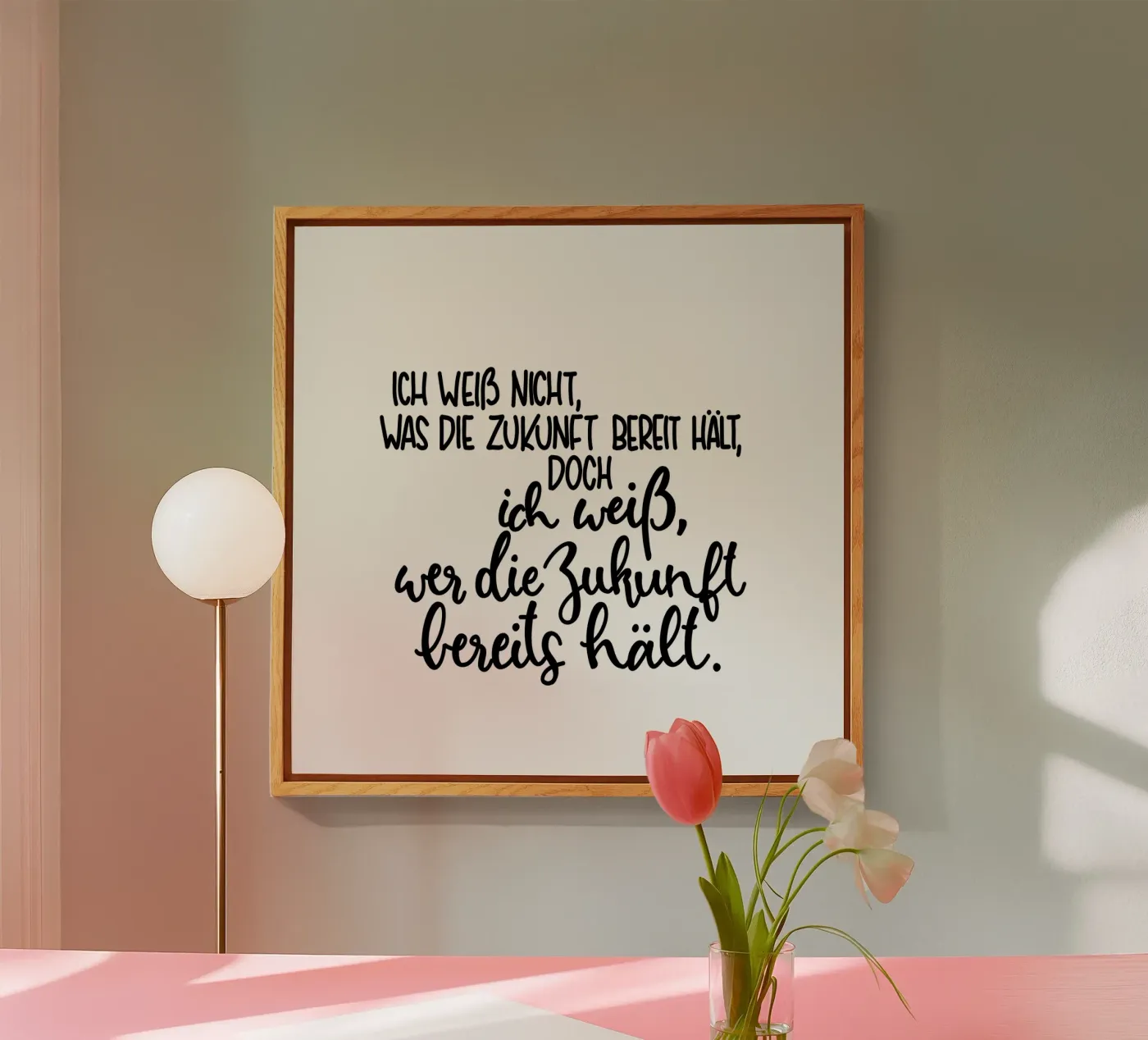 Zukunft acryl van Letters of Love