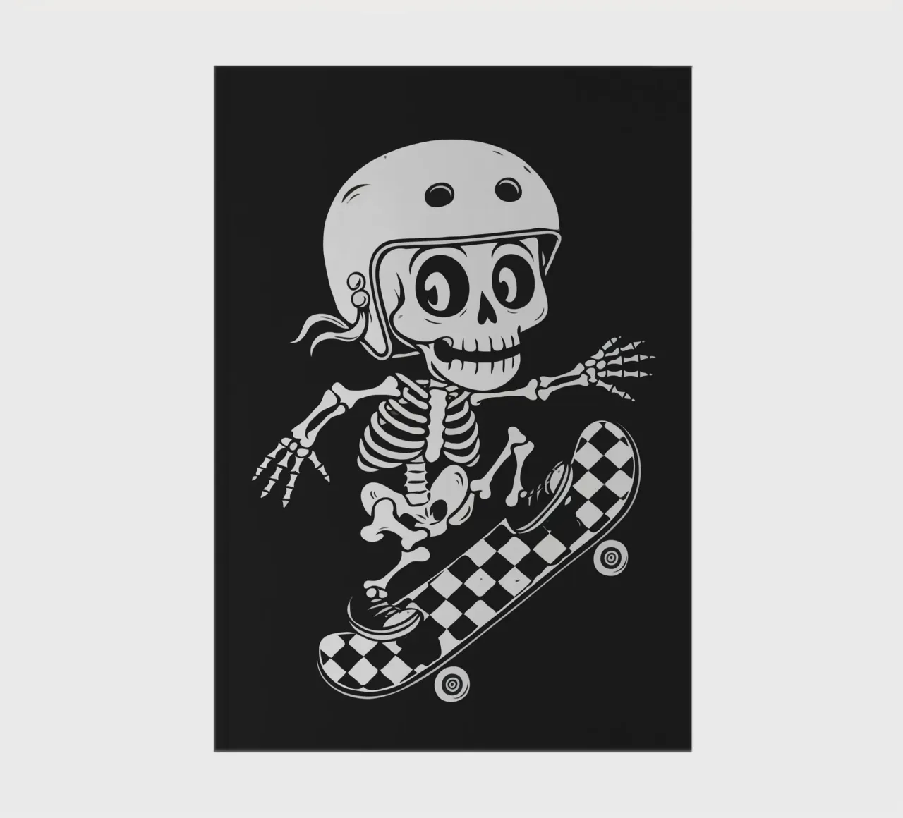 skeleton radical notebook by ramosashop