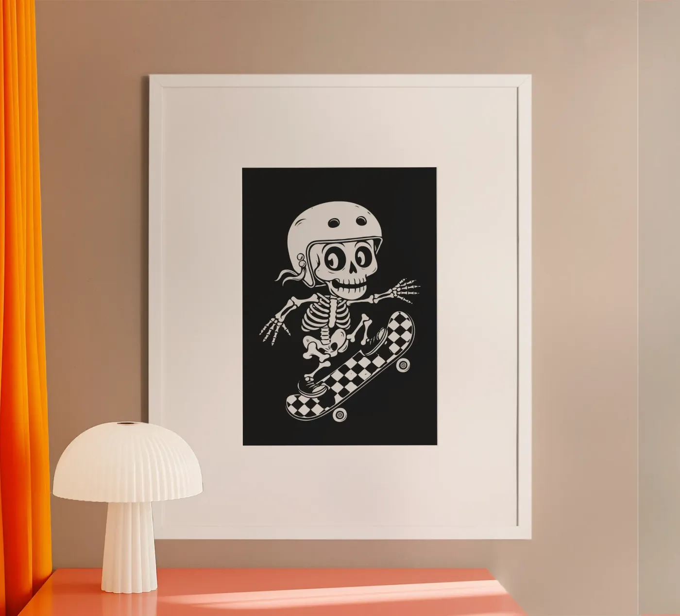 skeleton radical poster van ramosashop