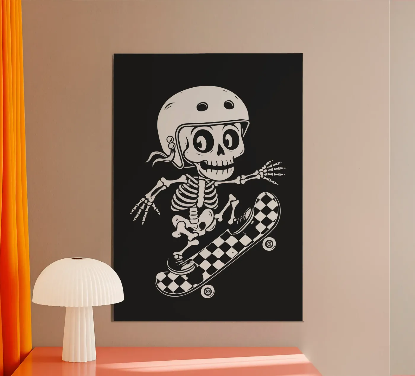 skeleton radical poster van ramosashop