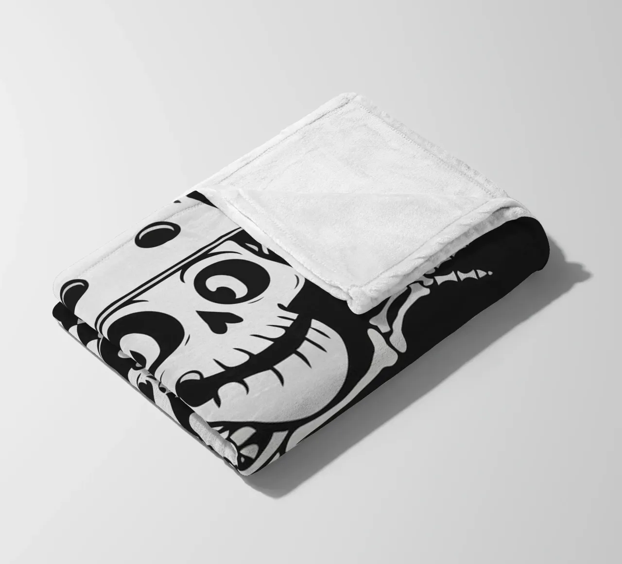 skeleton radical coperta in pile da ramosashop