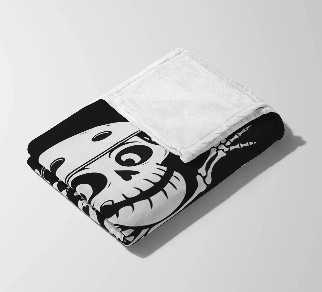 skeleton radical coperta in pile da ramosashop