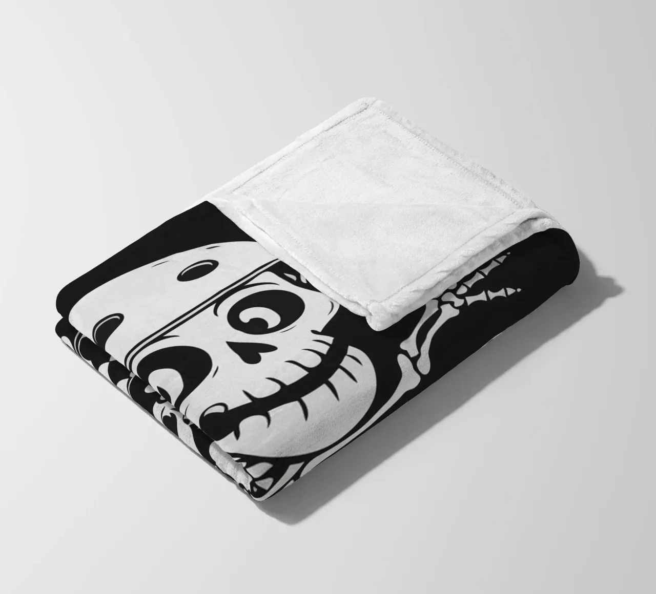 skeleton radical coperta in pile da ramosashop