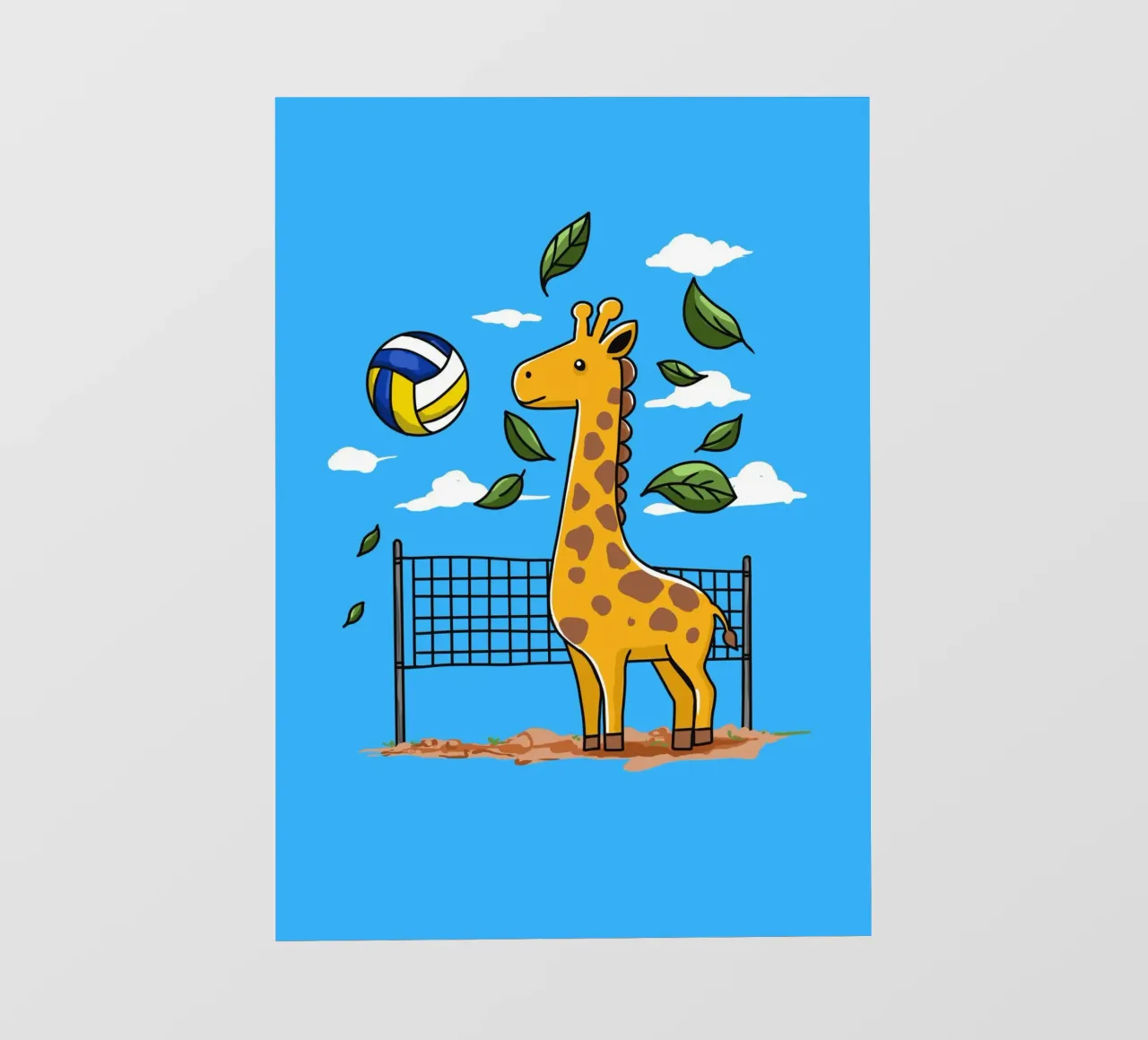 playful giraffe pellicola backlit da ramosashop