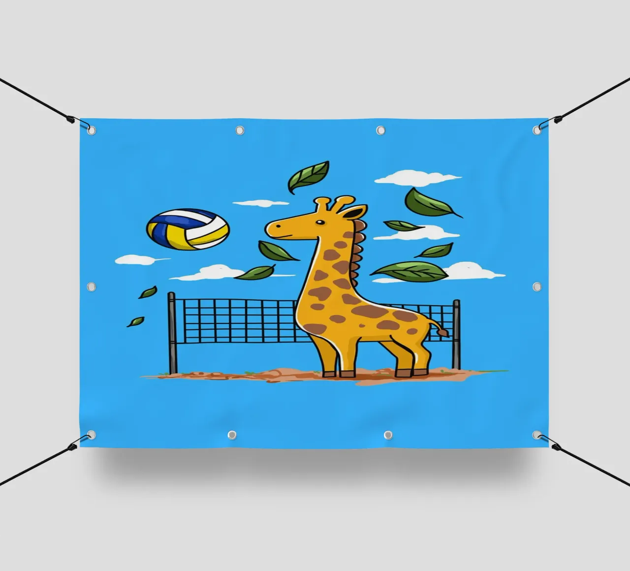 playful giraffe telo in pvc da ramosashop