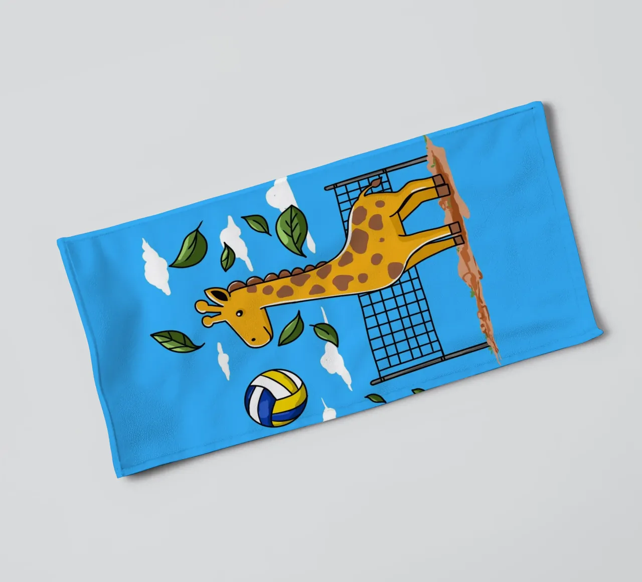 playful giraffe asciugamano da bagno da ramosashop