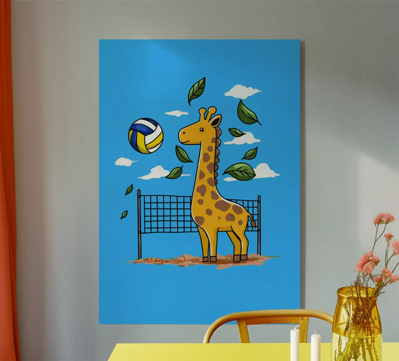 playful giraffe plexiglass da ramosashop
