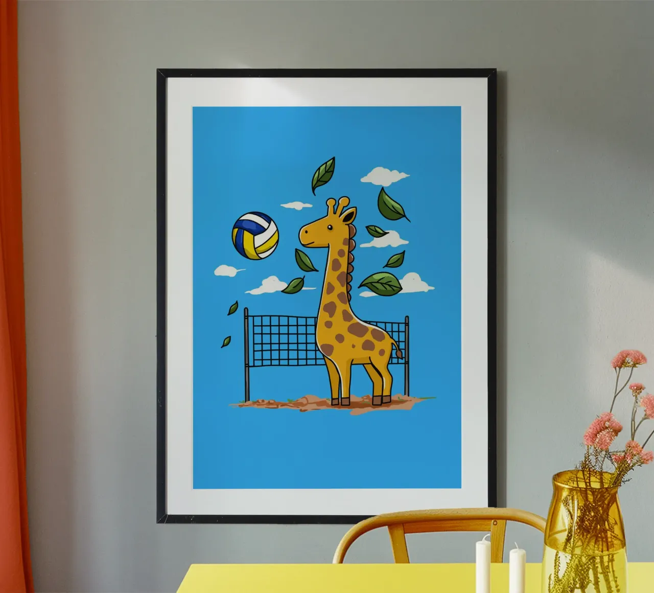 playful giraffe carta hahnemühle da ramosashop