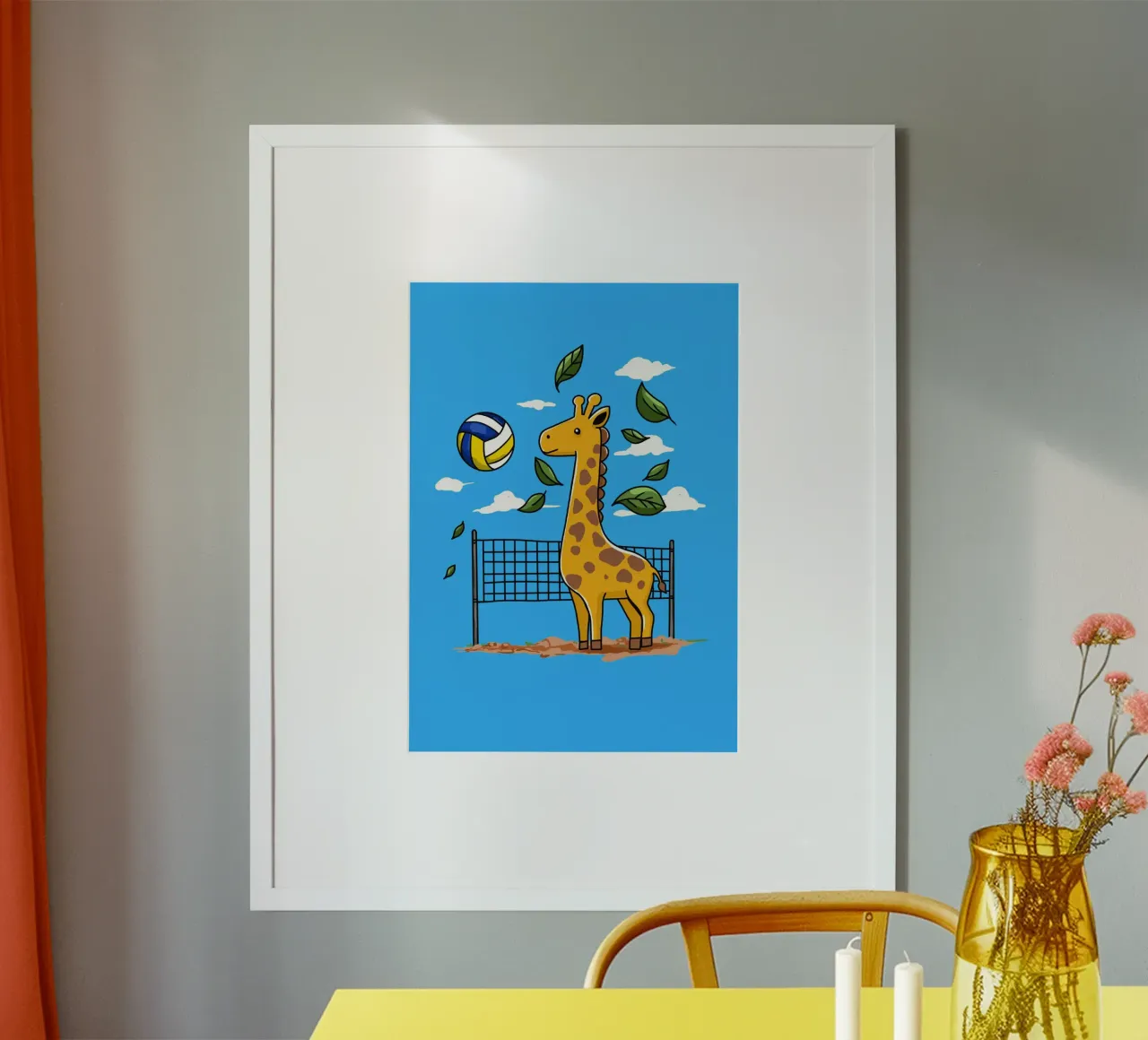 playful giraffe carta hahnemühle da ramosashop