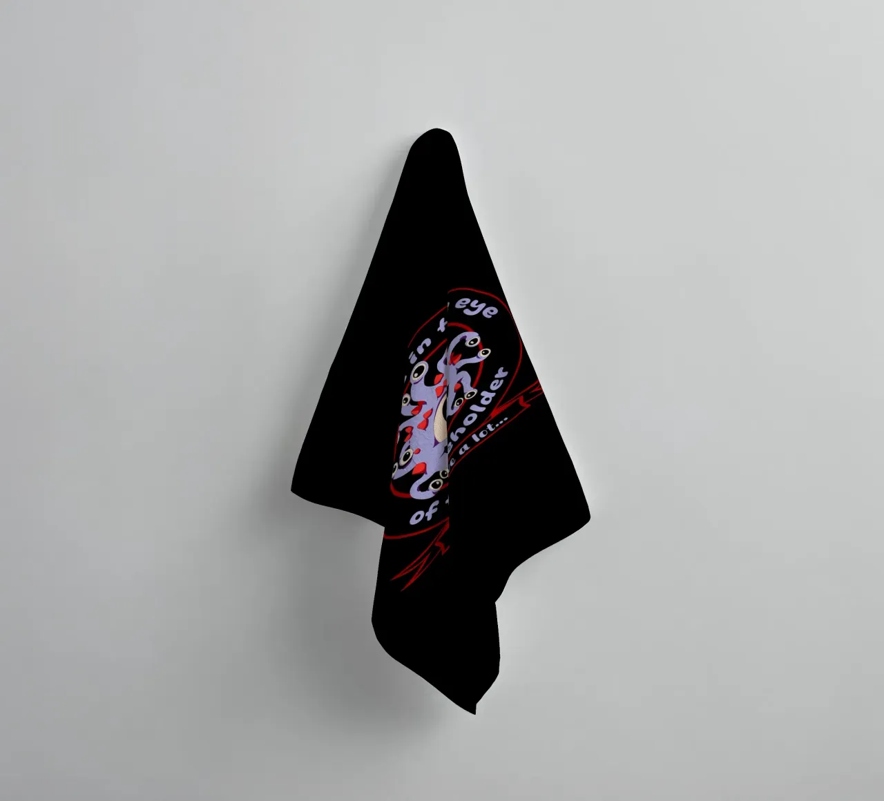 Schoonheid zit in het oog van de toeschouwer badhanddoek van Loobs