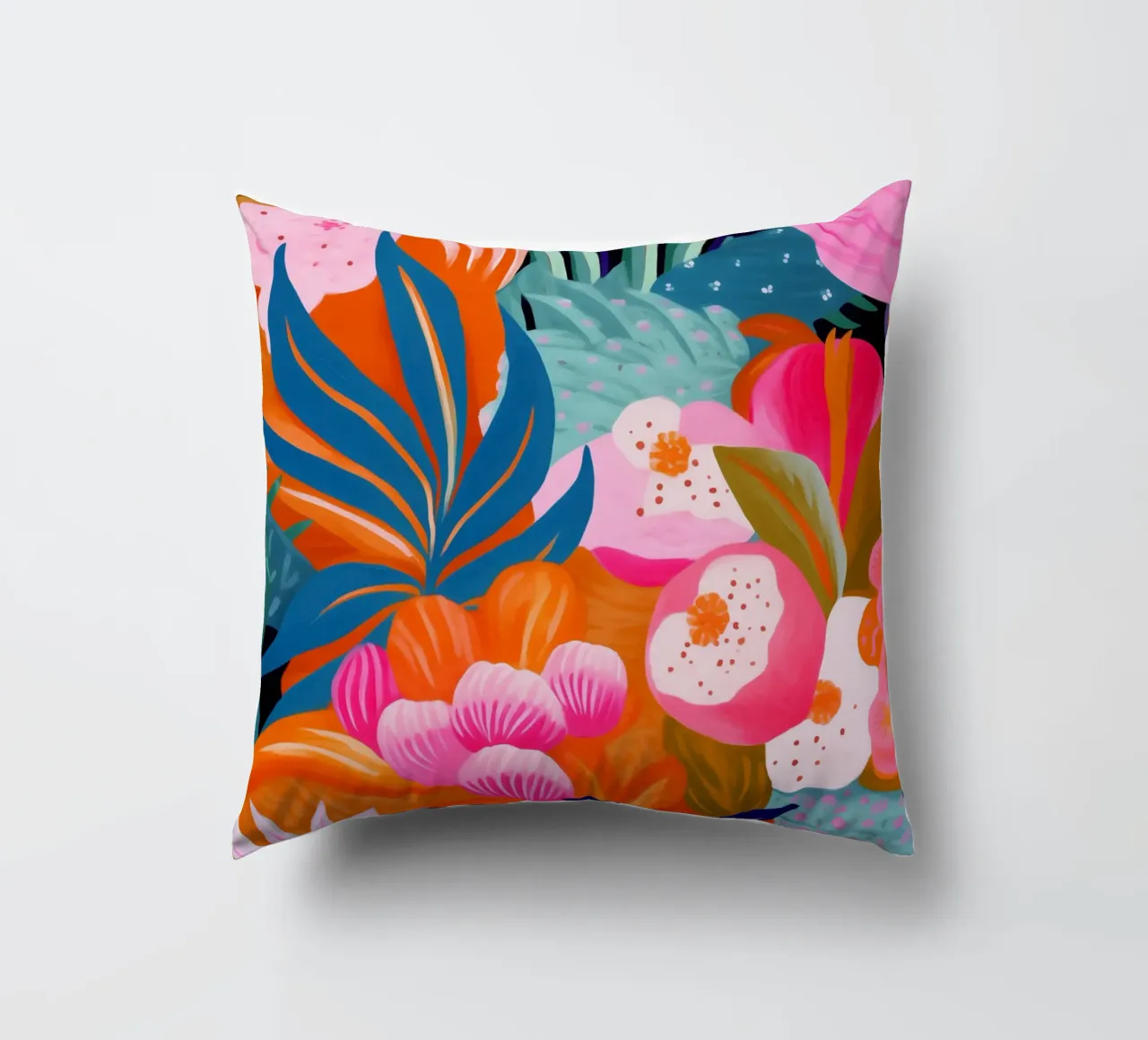Pittura di fiori cuscino da Carinaprint