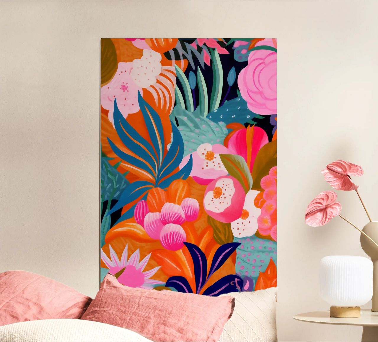 Florale Blüten malerei Poster von Carinaprint
