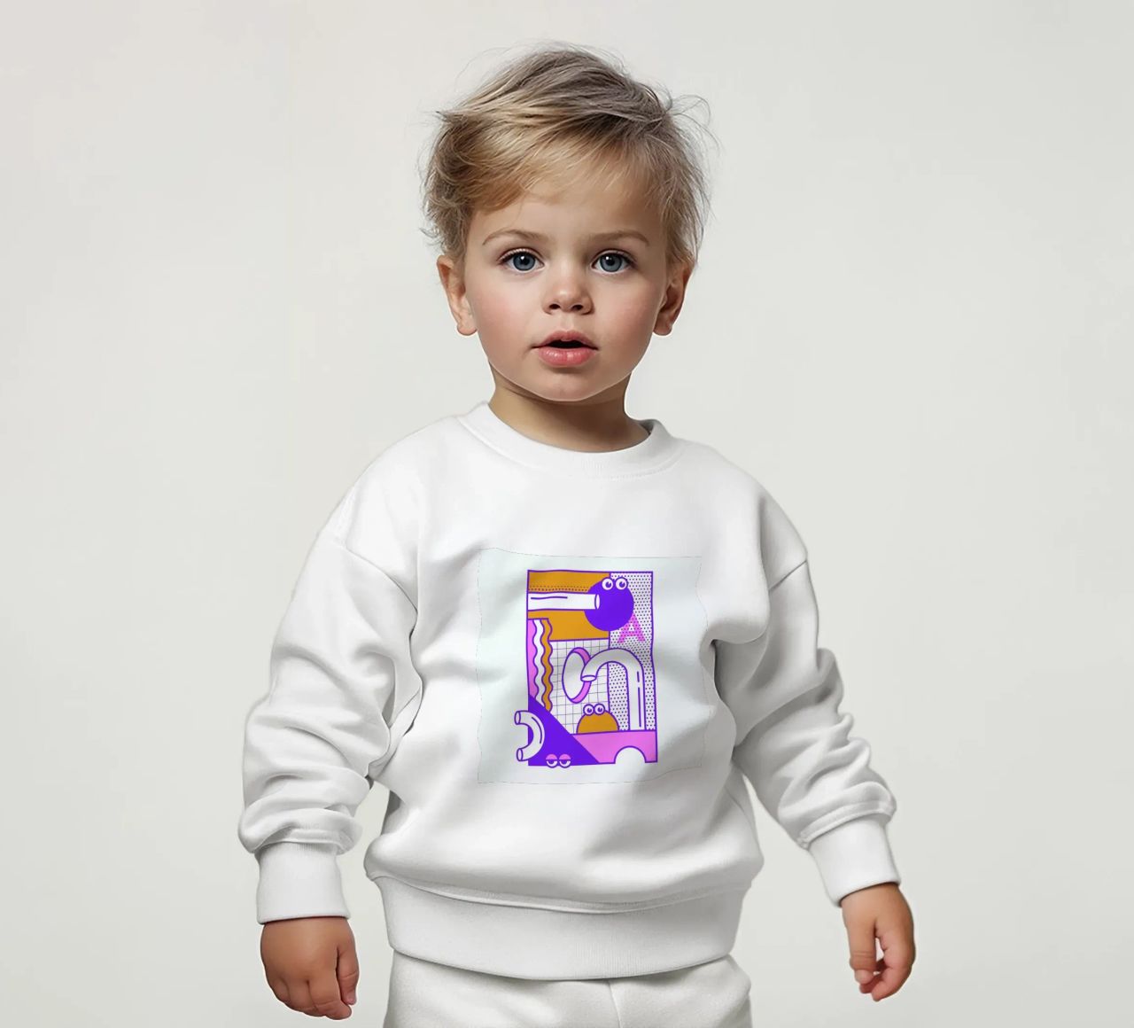 Googley Eyes sudadera de bebé de Rachel Peck
