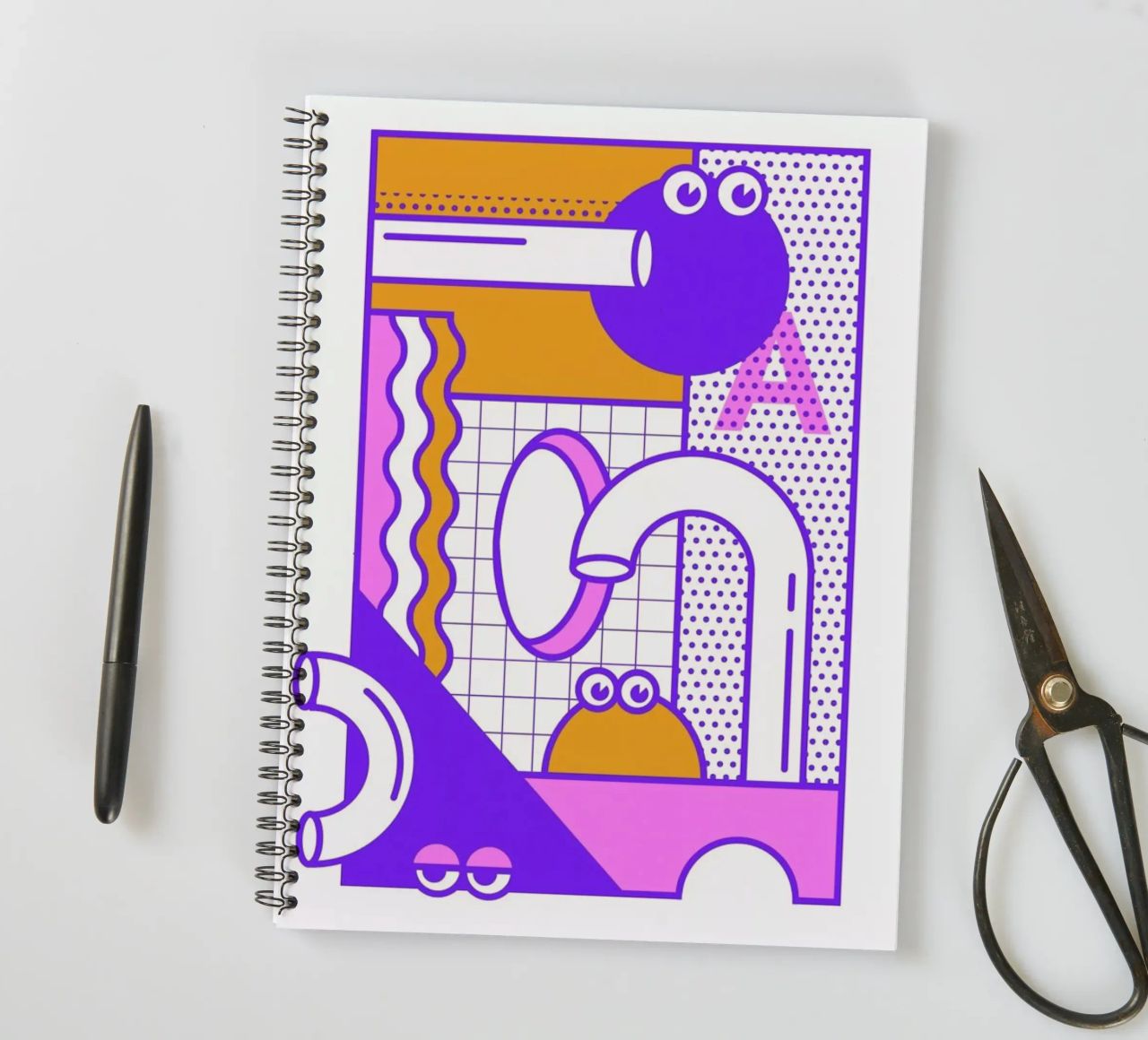 Googley Eyes cuaderno de espiral de Rachel Peck