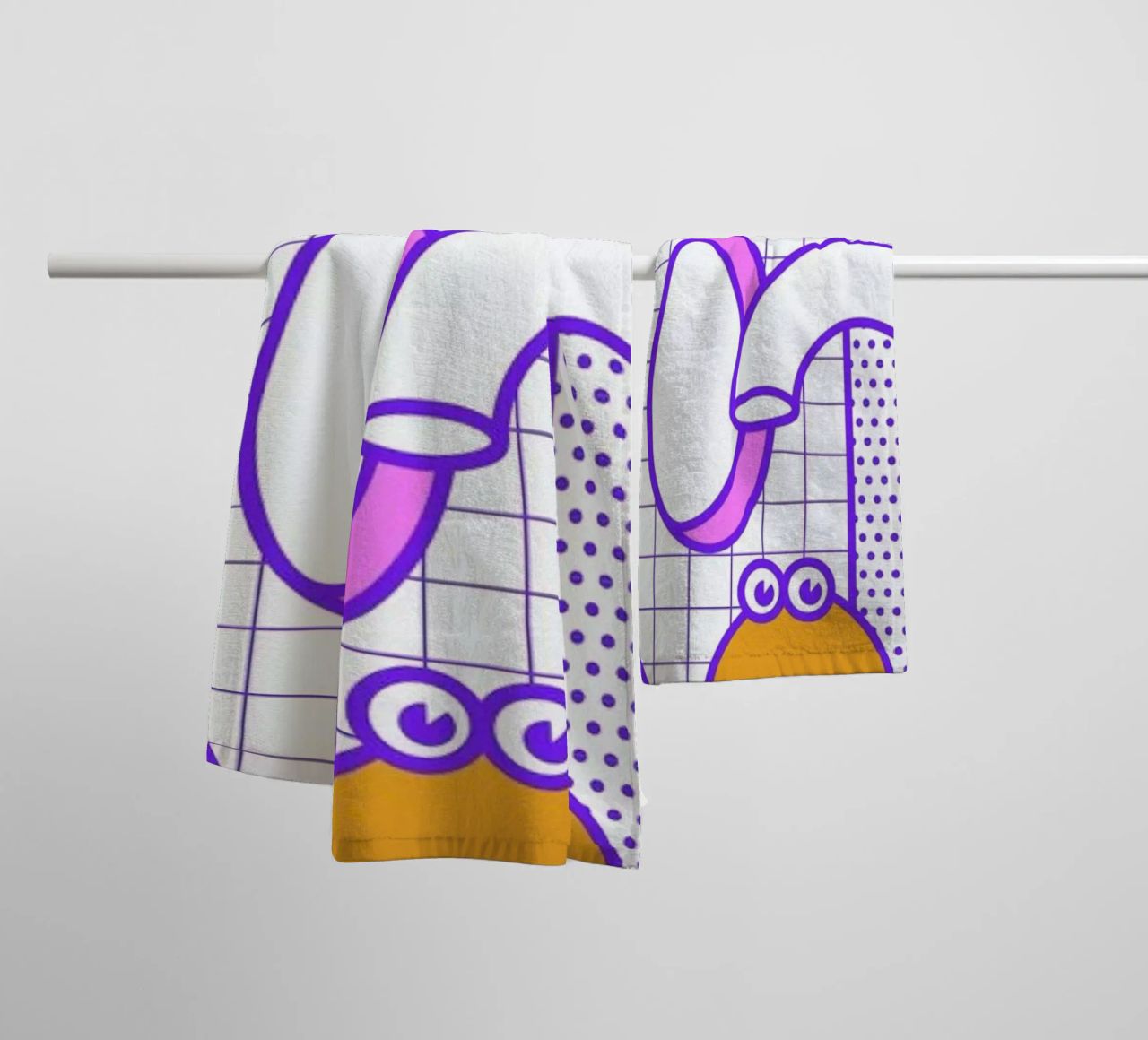Googley Eyes toalla de baño de Rachel Peck