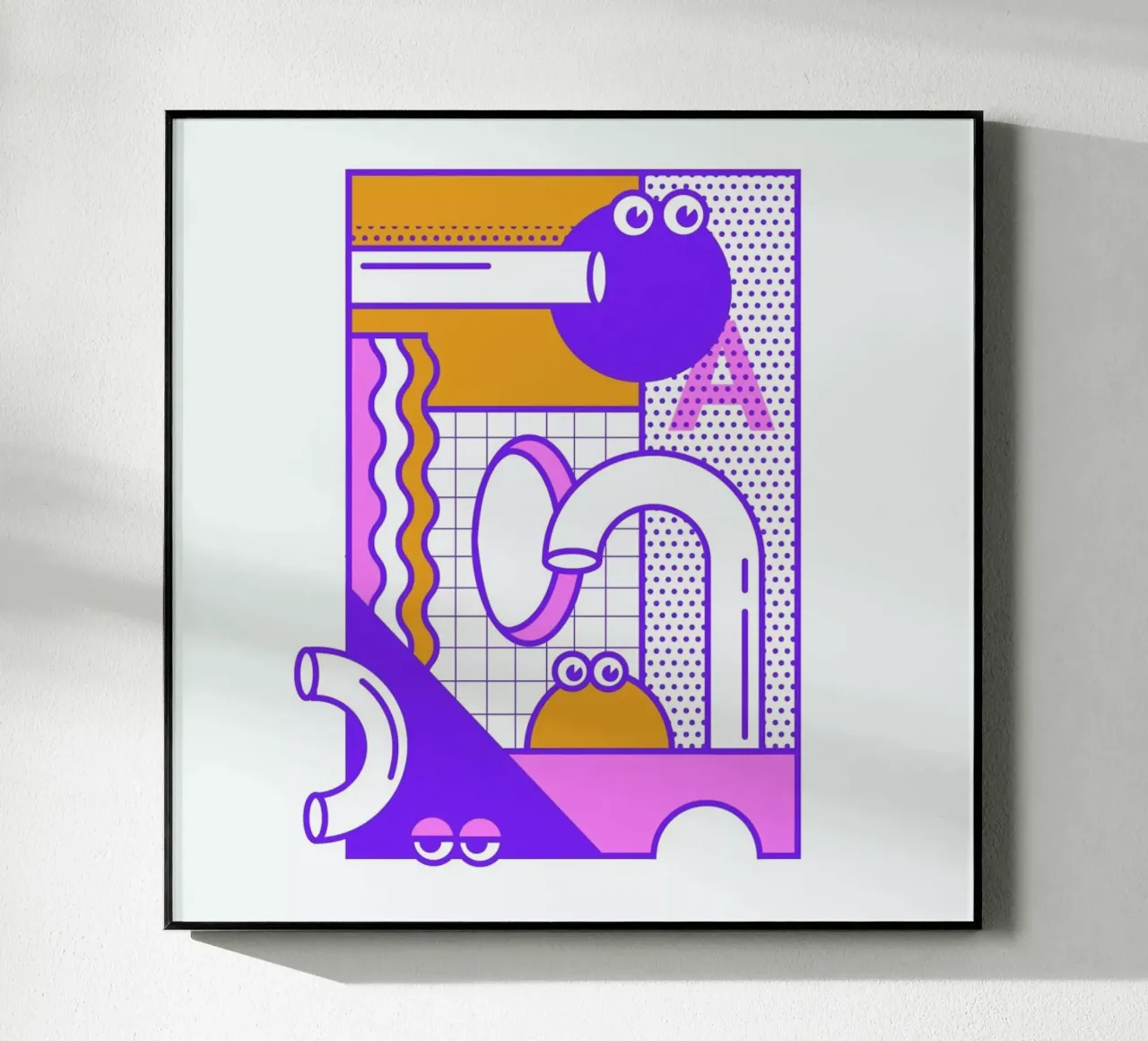 Googley Eyes plexiglass da Rachel Peck