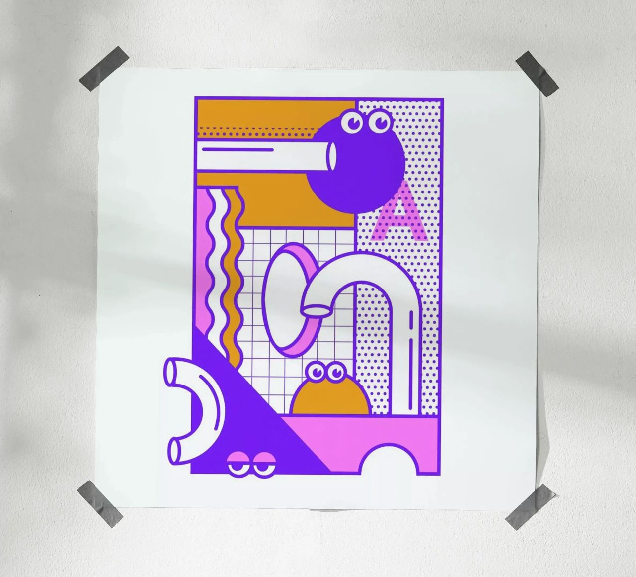 Googley Eyes poster by Rachel Peck