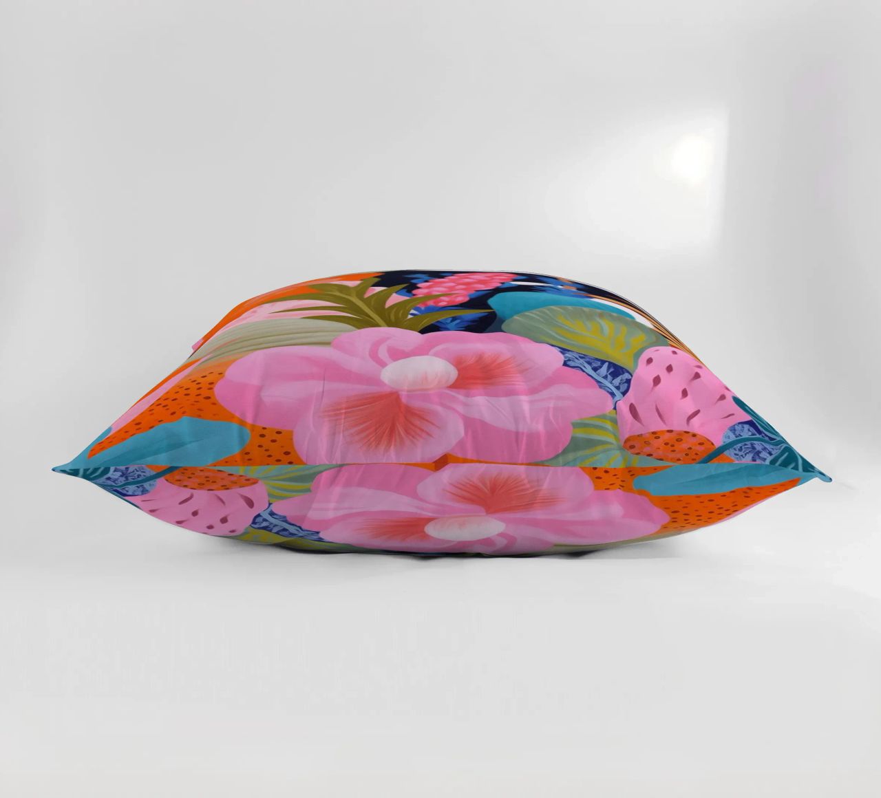 Flower Joy Painting decorative cushion by Carinaprint