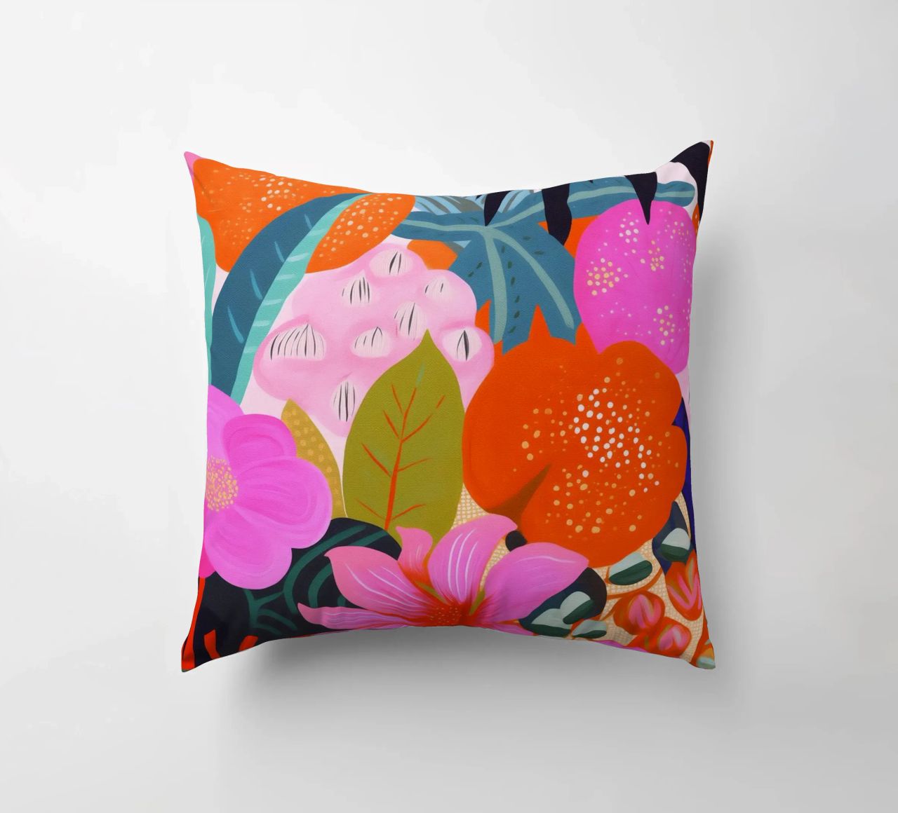Flowers Plants Painting decorative cushion by Carinaprint