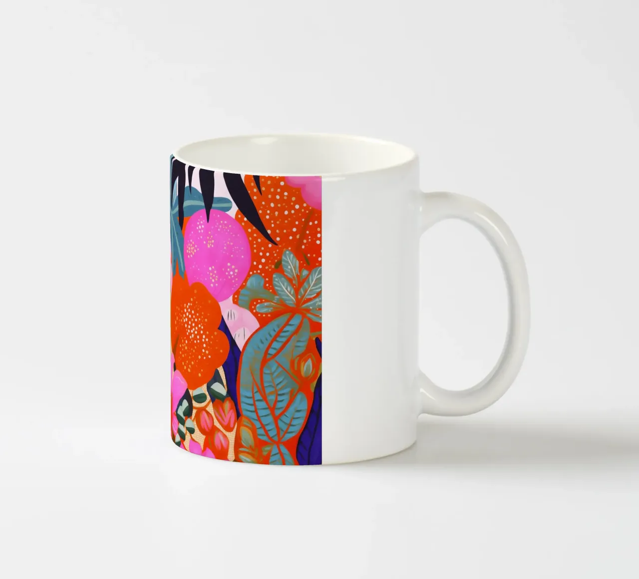 Fiori Piante Pittura tazza in ceramica da Carinaprint