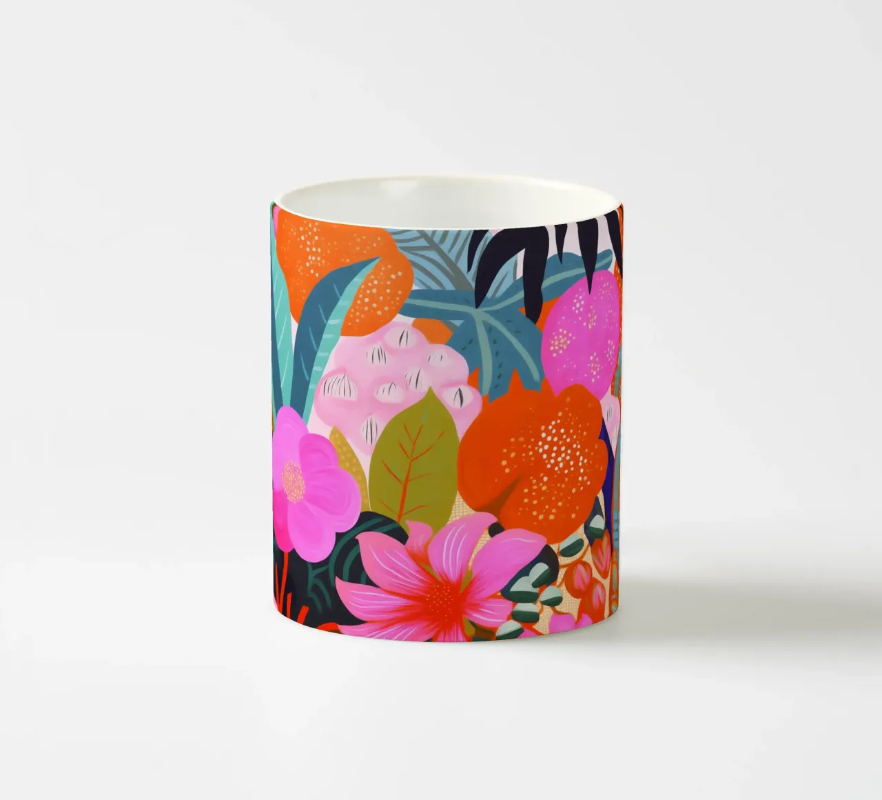 Fiori Piante Pittura tazza in ceramica da Carinaprint