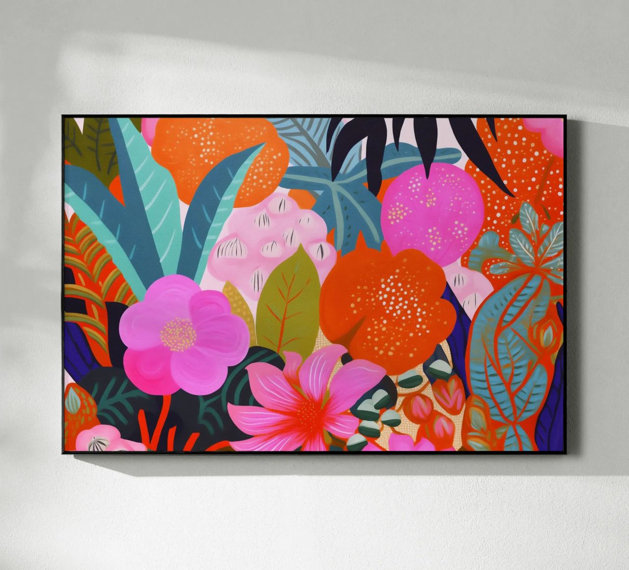 Bloemen Planten Schilderen acryl van Carinaprint