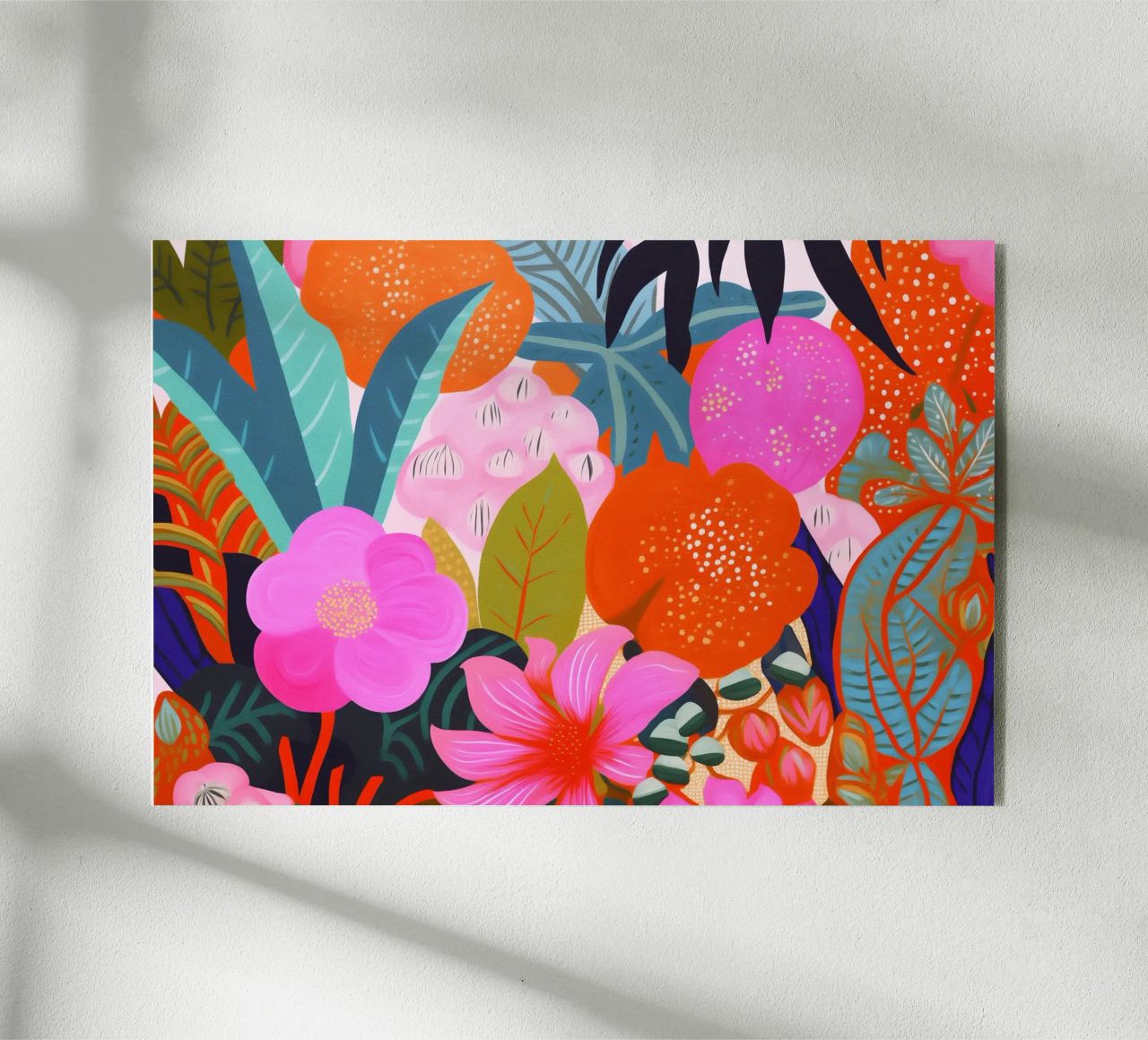 Bloemen Planten Schilderen acryl van Carinaprint