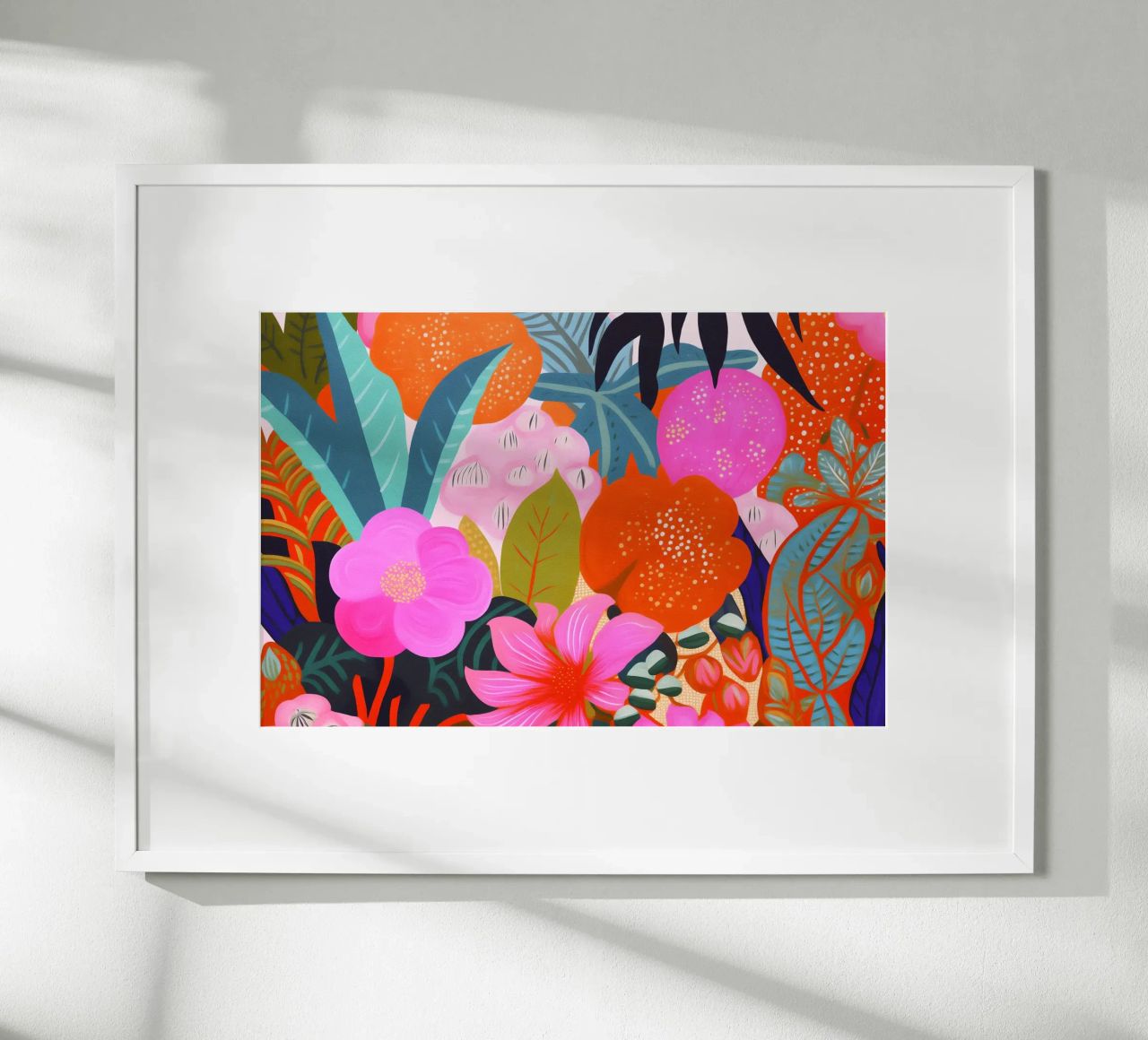 Peinture de fleurs et de plantes poster de Carinaprint