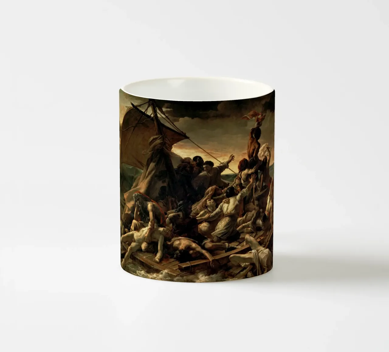 Théodore Géricault - La zattera della Medusa, 1819 tazza in ceramica da Timeless Artworks
