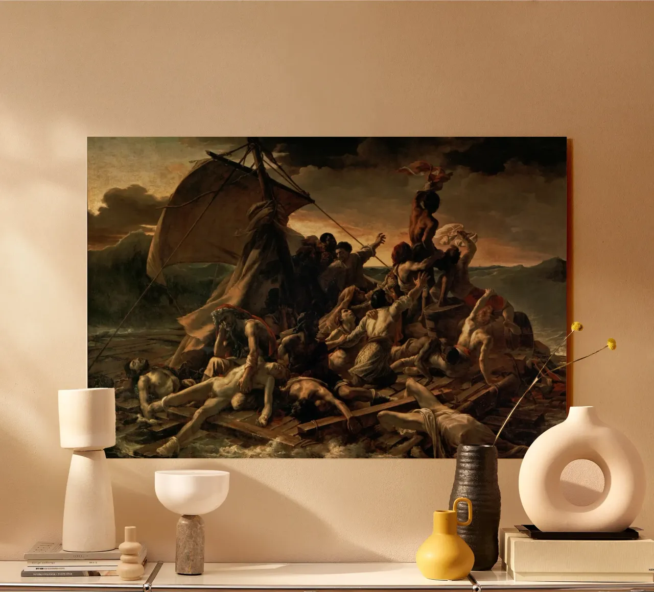 Théodore Géricault - La zattera della Medusa, 1819 plexiglass da Timeless Artworks