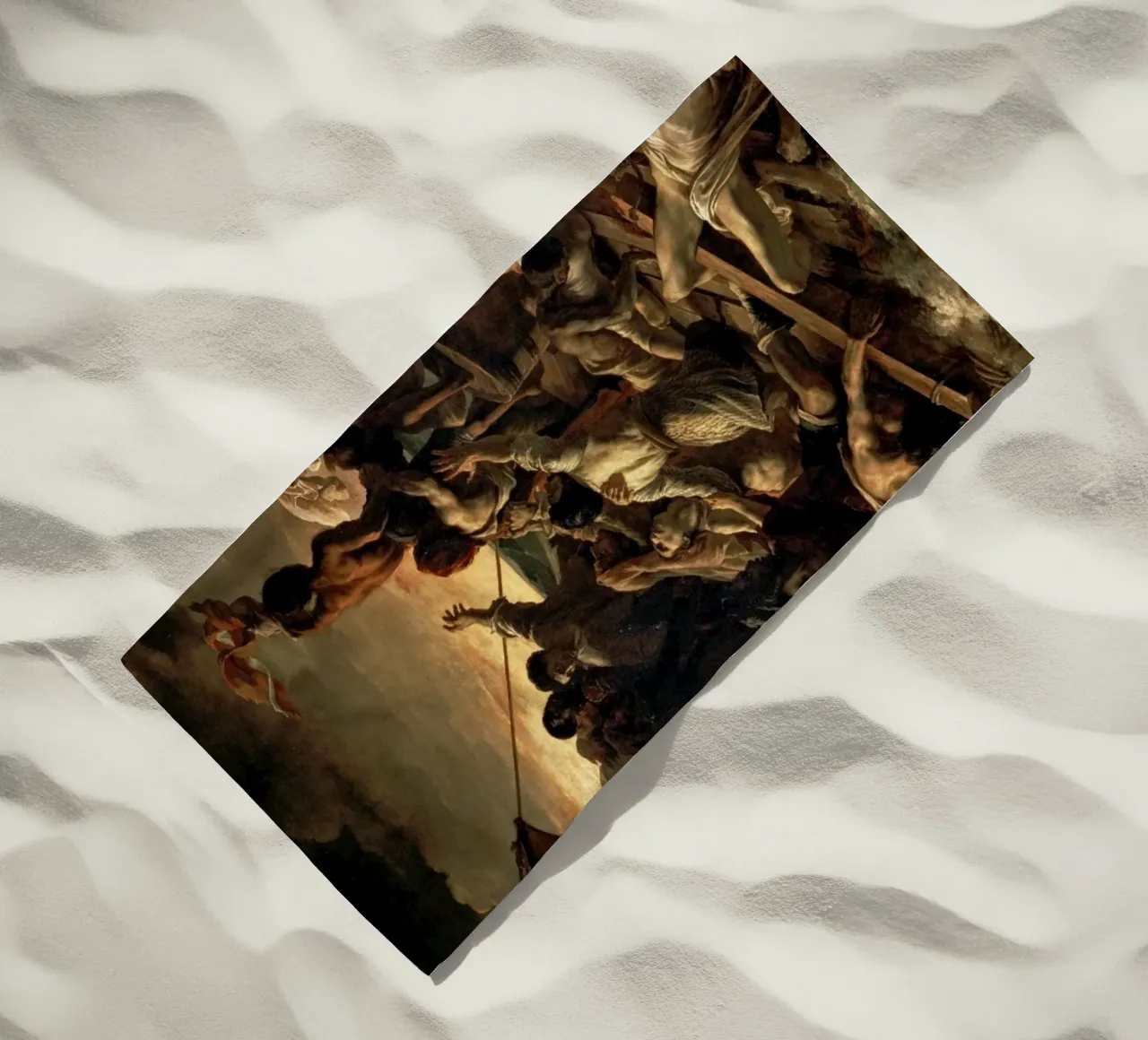 Théodore Géricault - La zattera della Medusa, 1819 telo mare da Timeless Artworks