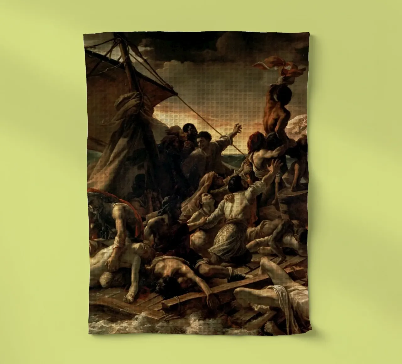 Théodore Géricault - La zattera della Medusa, 1819 canovaccio da cucina da Timeless Artworks