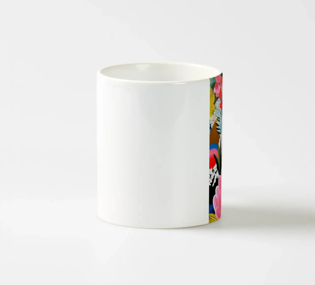 Grandi fiori colorati tazza in ceramica da Carinaprint