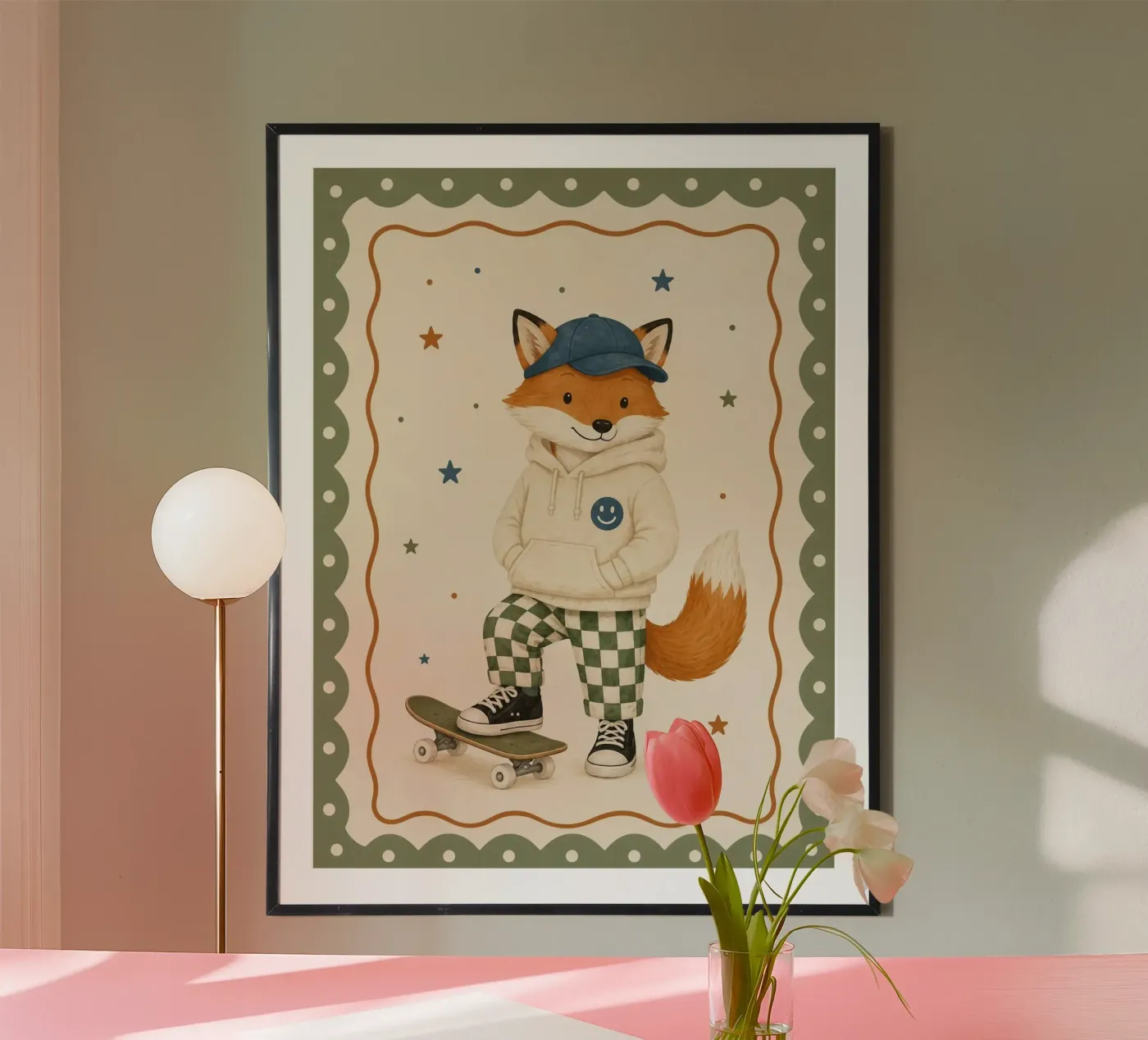 Cool Fox poster by SnoopyAnimals