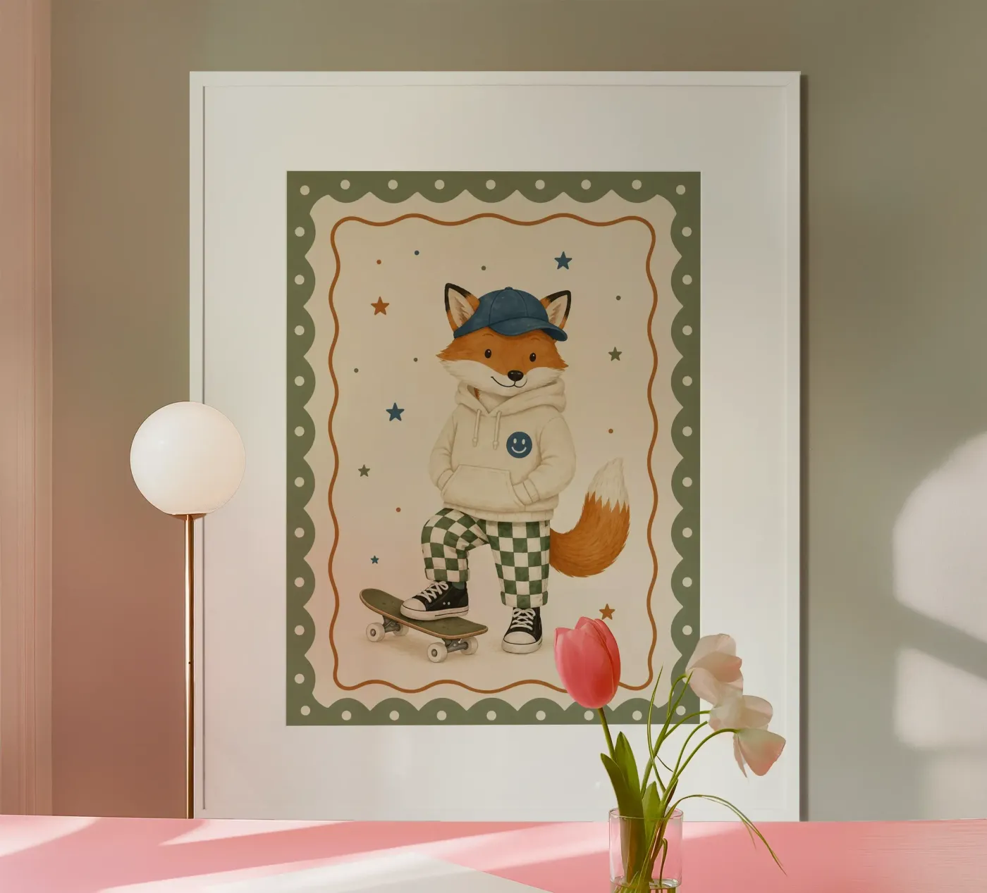 Cool Fox poster by SnoopyAnimals