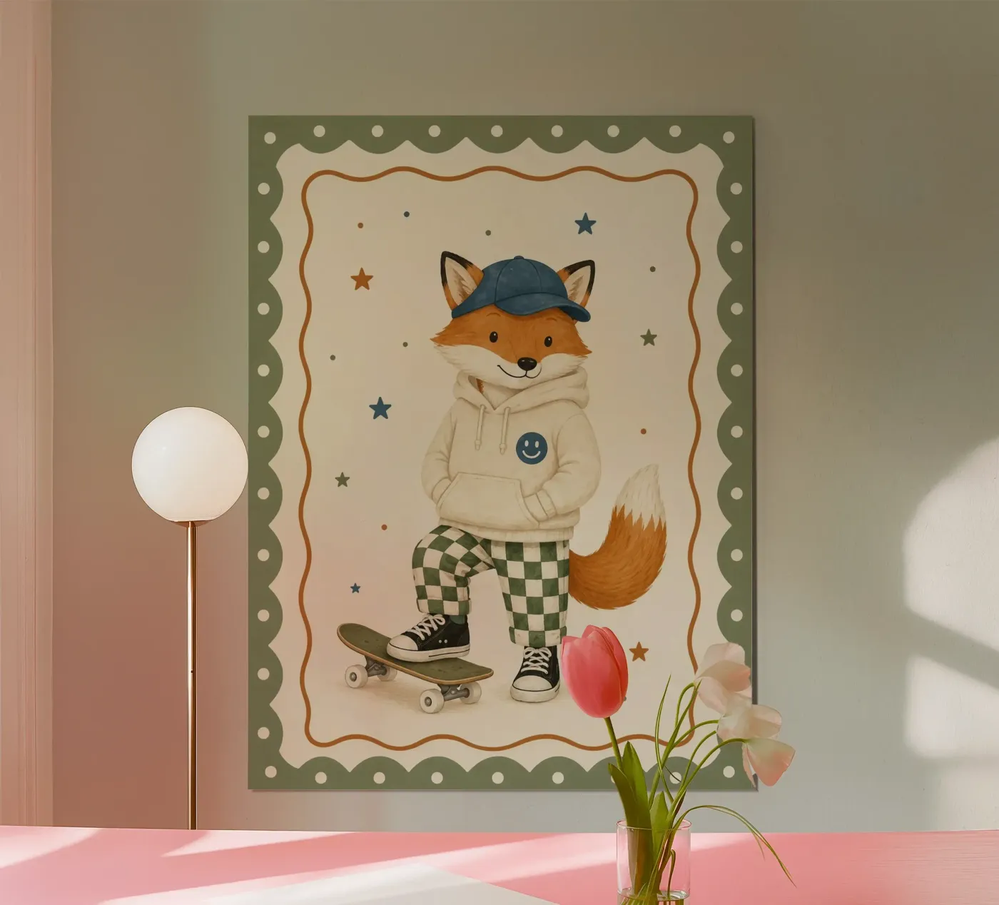 Cool Fox poster by SnoopyAnimals