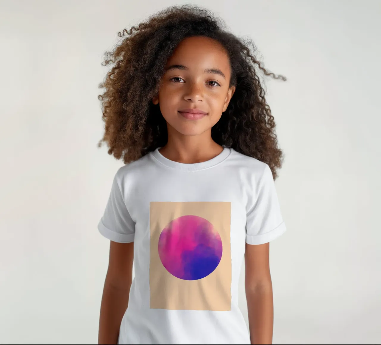 Pink Clouds kids t-shirt by Kim Hubball Studio