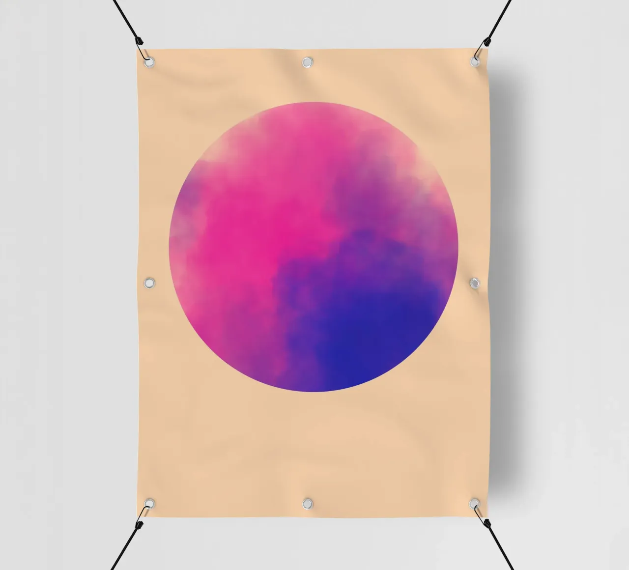 Nuvole rosa telo in pvc da Kim Hubball Studio
