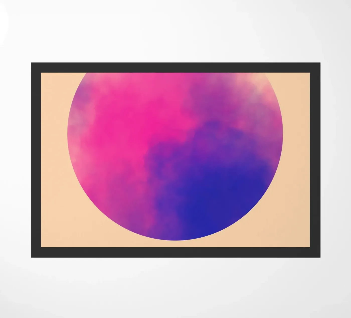 Pink Clouds deurmat van Kim Hubball Studio