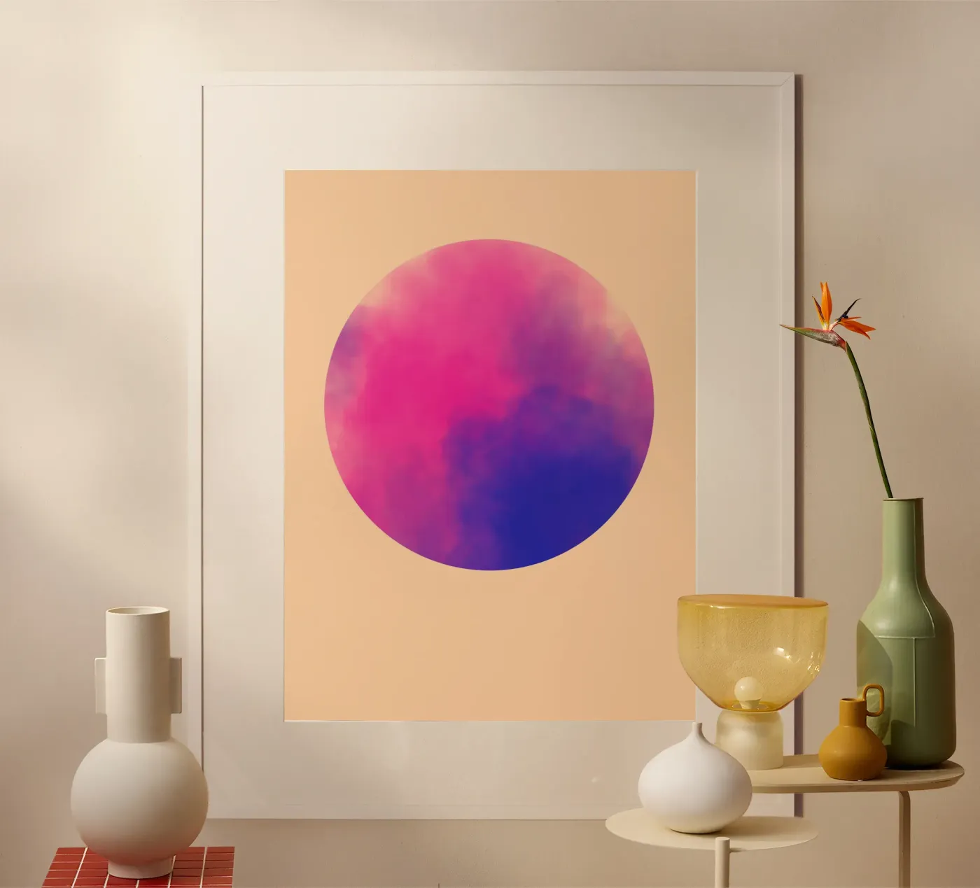 Pink Clouds poster by Kim Hubball Studio