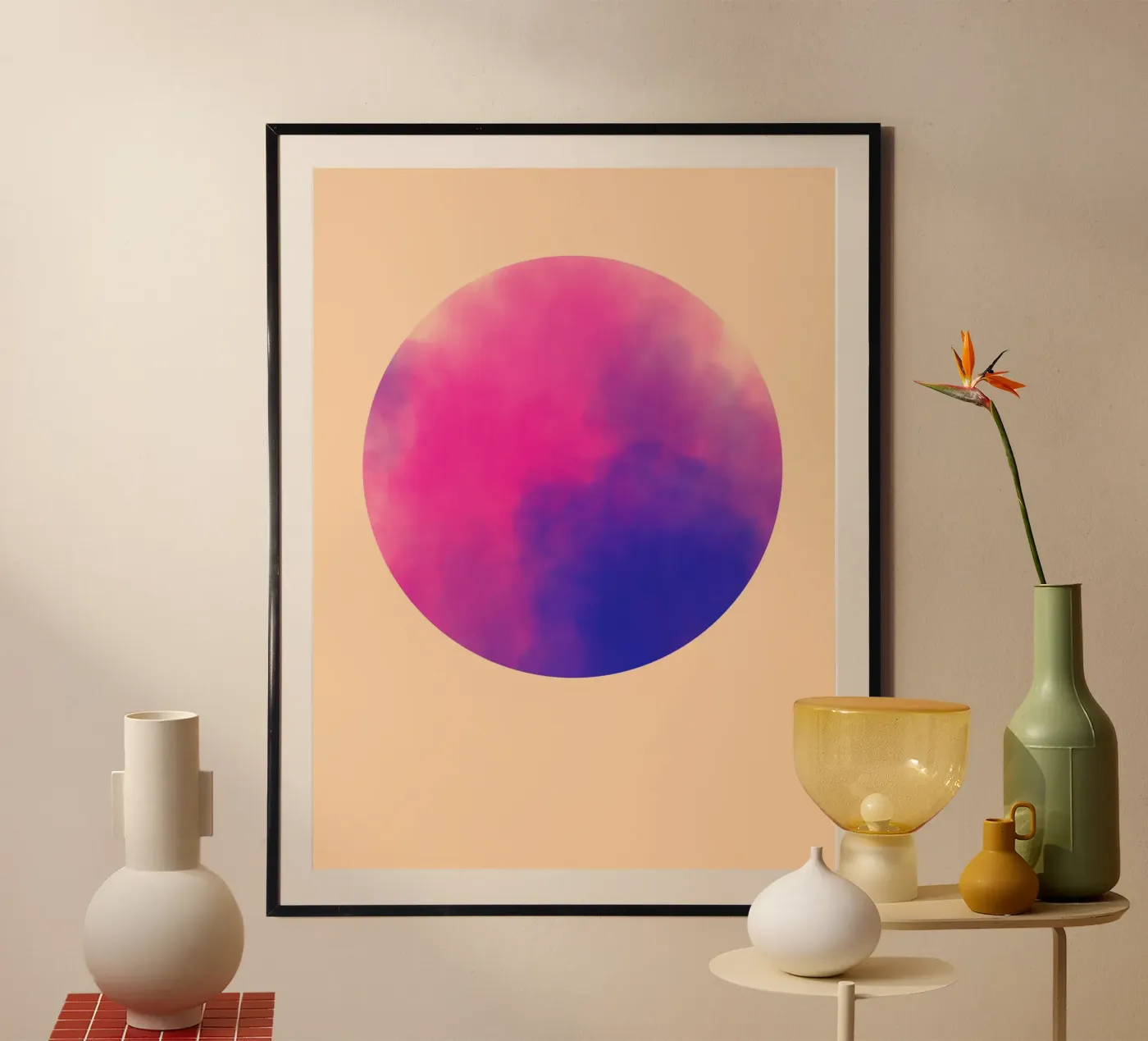 Pink Clouds poster by Kim Hubball Studio