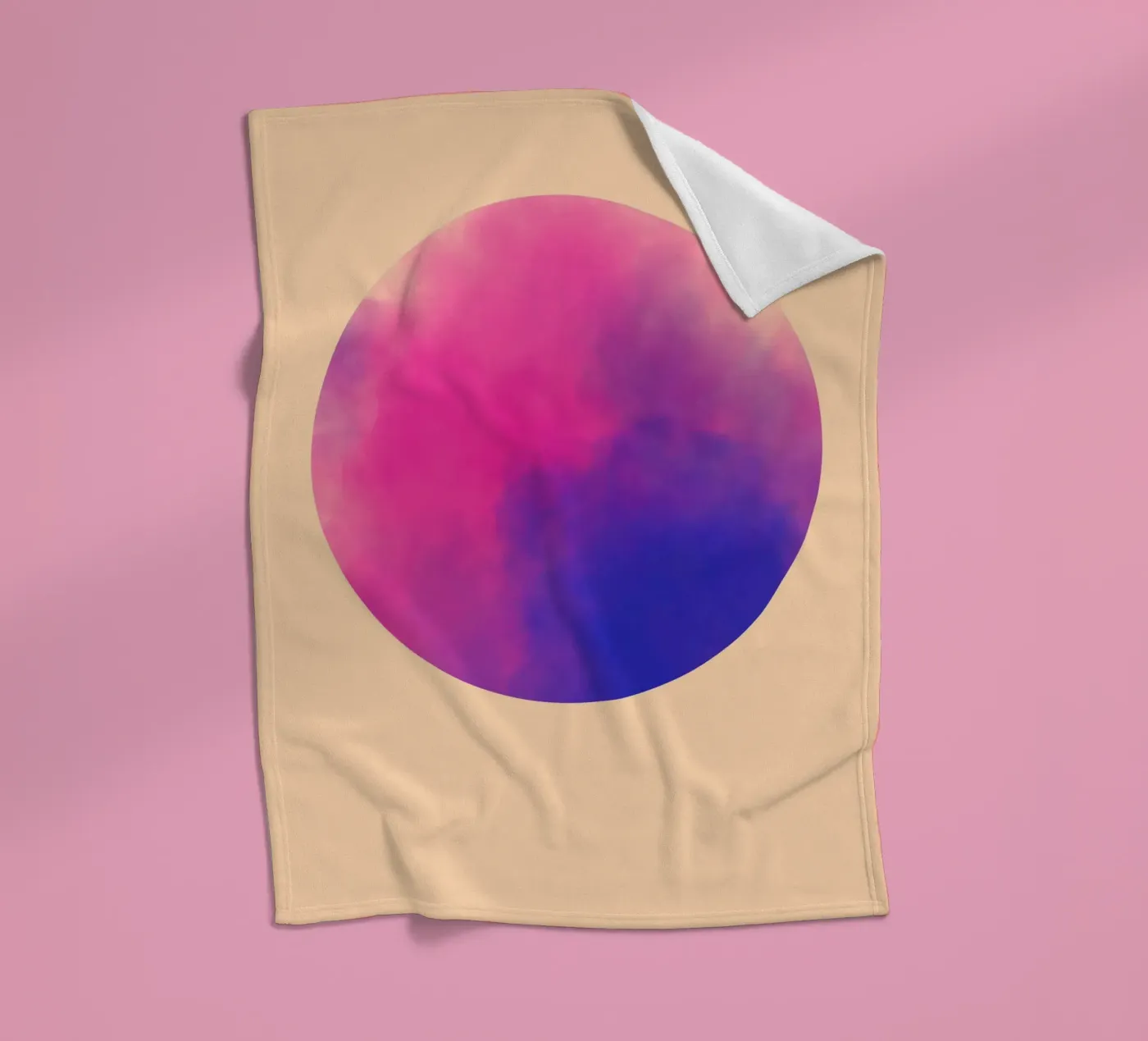 Pink Clouds fleecedeken van Kim Hubball Studio