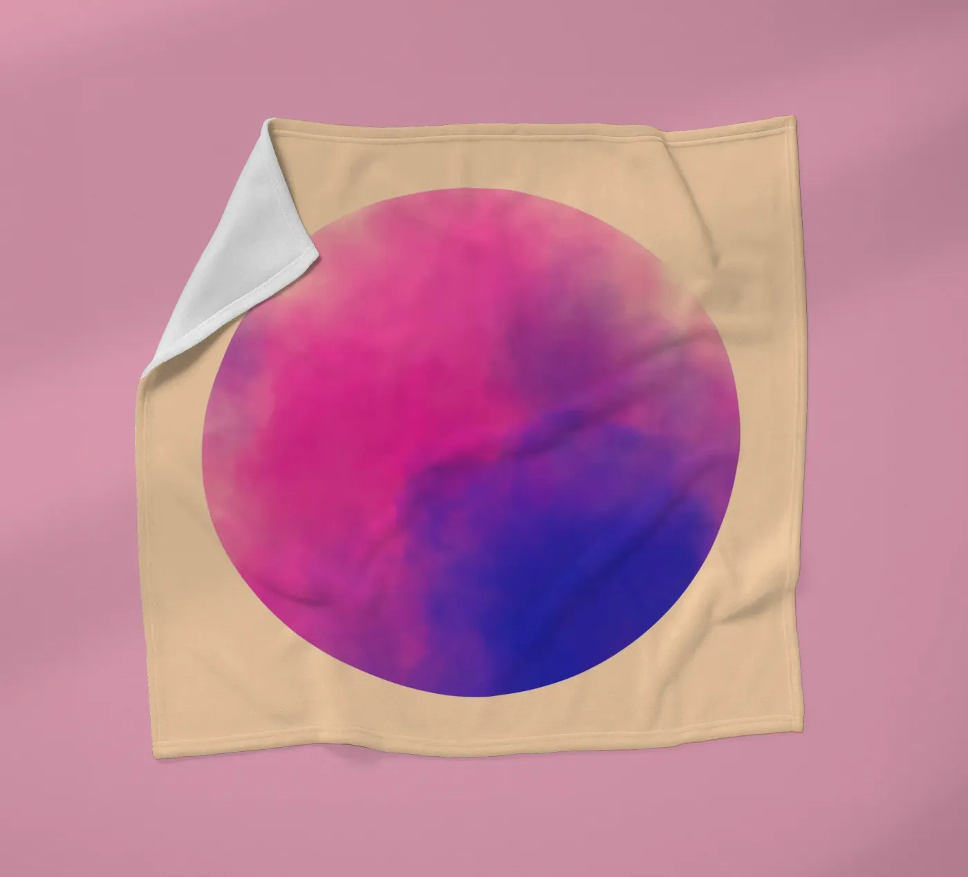 Pink Clouds fleecedeken van Kim Hubball Studio