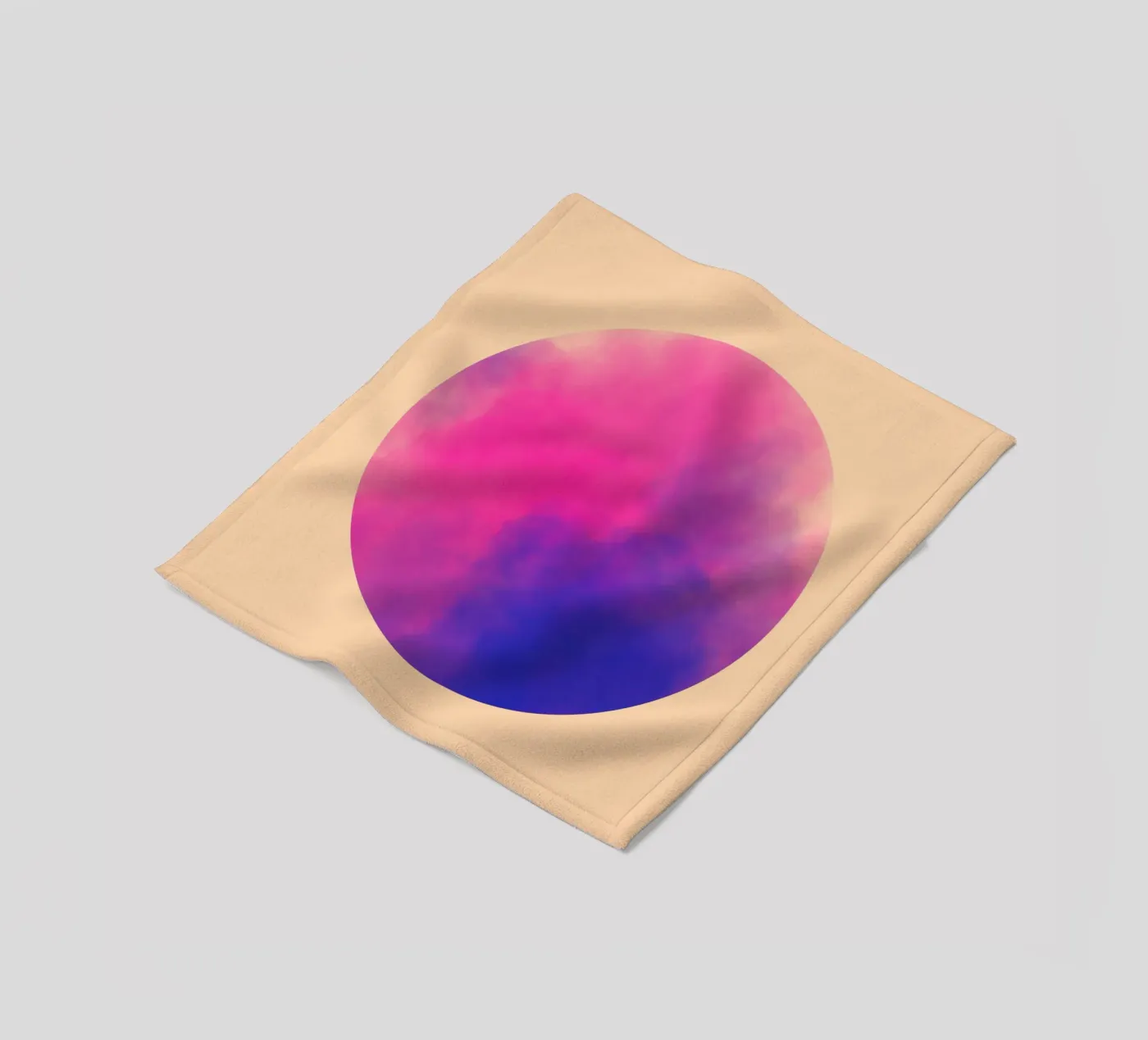 Pink Clouds fleecedeken van Kim Hubball Studio