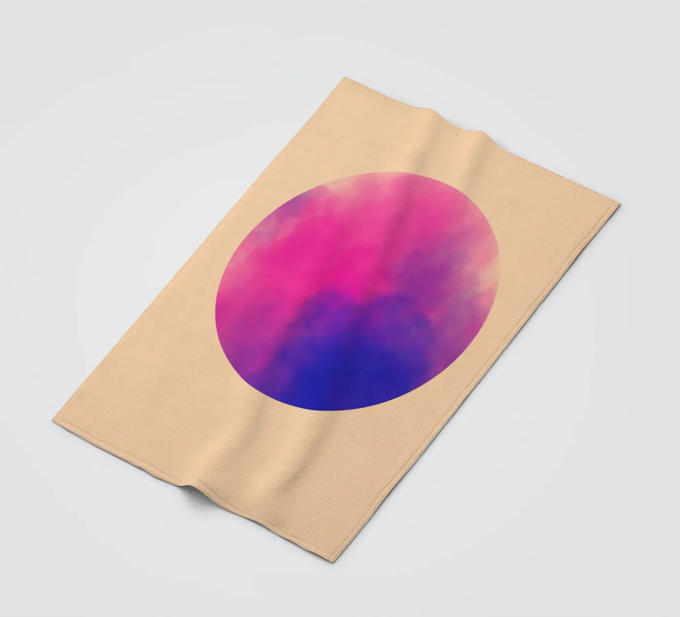 Pink Clouds fleecedeken van Kim Hubball Studio