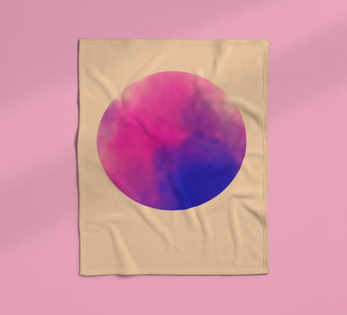 Pink Clouds fleecedeken van Kim Hubball Studio